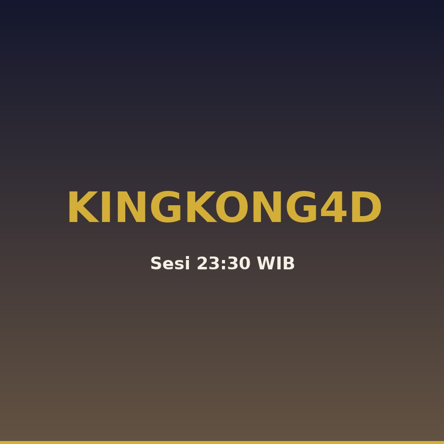 Kingkongtoto Angka Ikut Kingkong4D 23 Hari Ini 9 Oktober (45612)